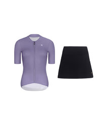 RIVANELLE krátký dres a sukně - ELEVATE - černá/fialová